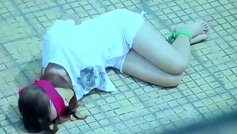Asian Tied And Tape Gagged