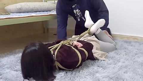 Asian Girl Tied 1